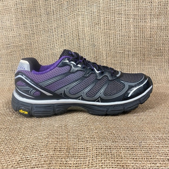 Abeo Running Shoes Raelon Aero Black Purple  Size 9.5 M - Picture 6 of 10